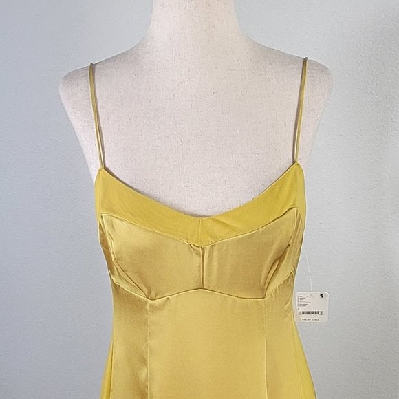 FREE PEOPLE INTIMATELY city cool midi slip dress Sz S NEW - Picture 3 of 11